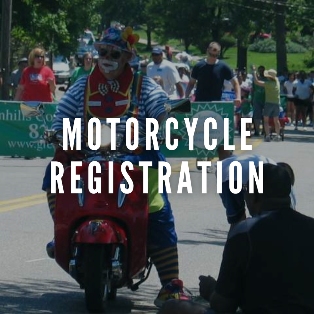 Motorcycle & ATV/4-Wheeler Registration