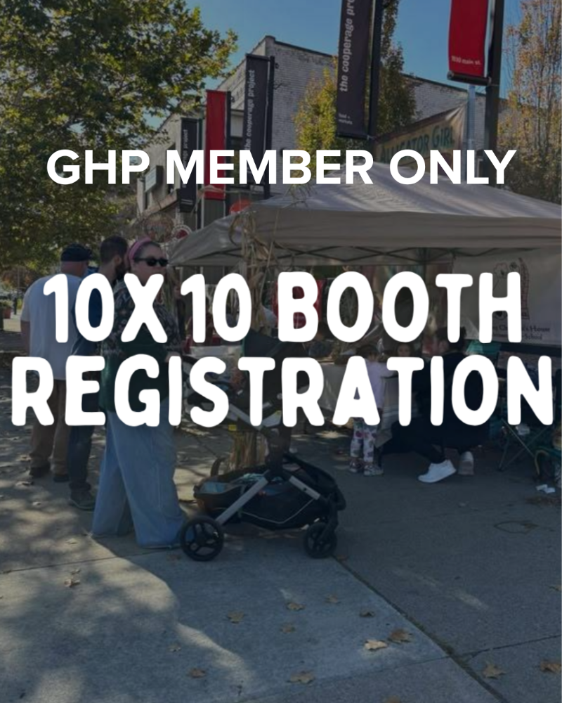 10x10 Vendor Booth - GHP MEMBER ONLY