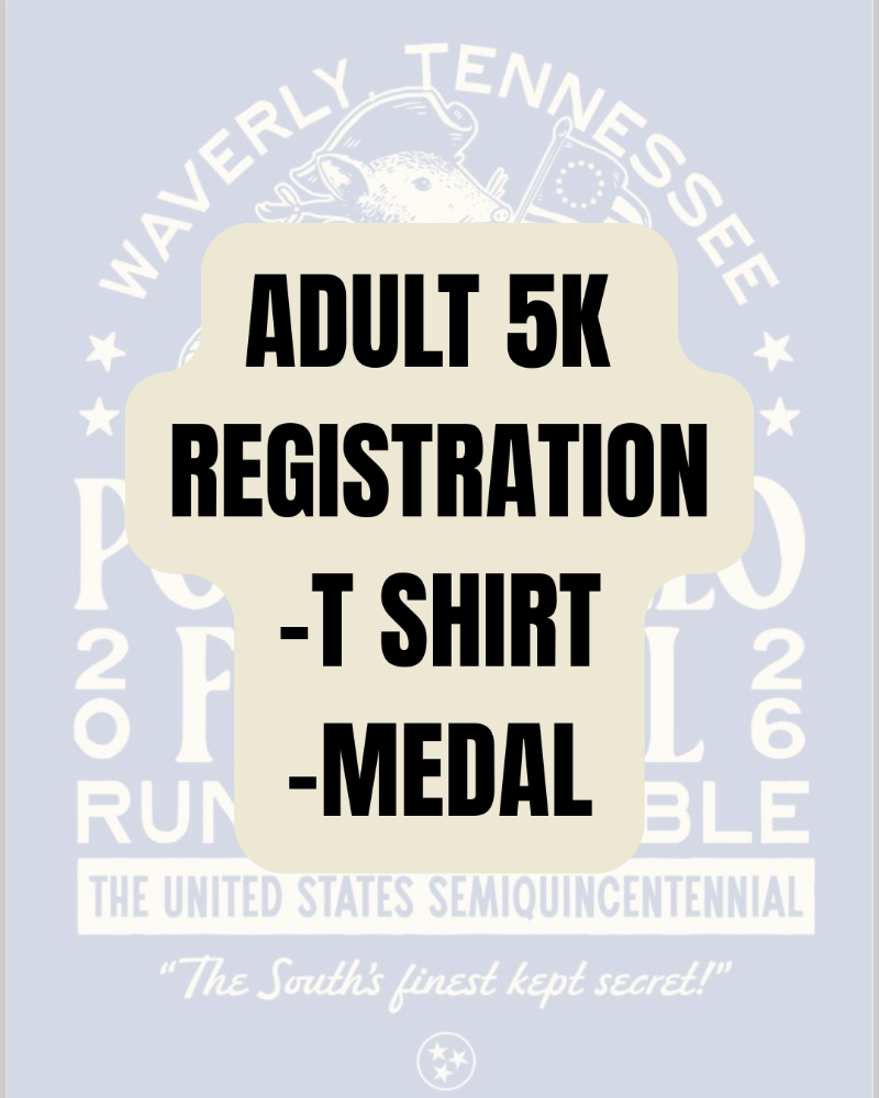Adult Race Registration (5k Shirt & Finisher's Medal)