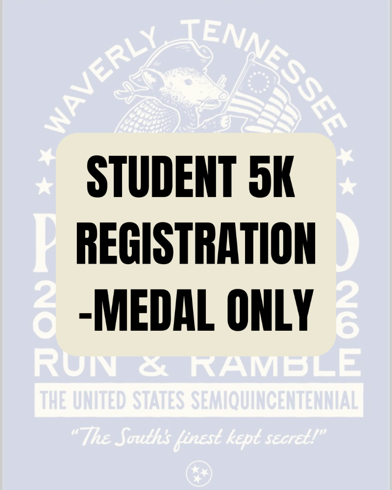 Student Race Registration (Includes Finisher's Medal-NO T-shirt)