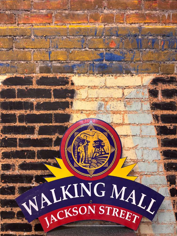 Sign 46: Walking Mall Jackson Street 