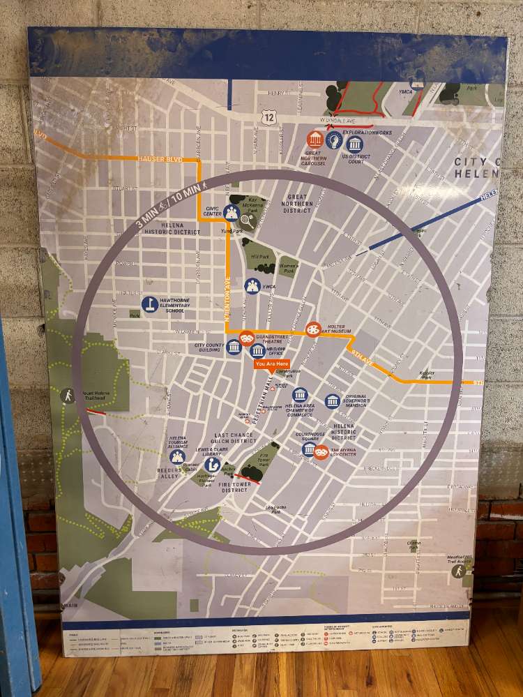 Large Map of Downtown: One of One! 