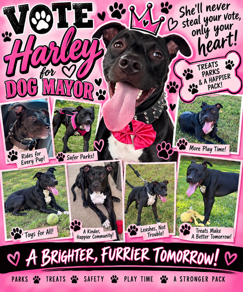Vote Harley for Dog Mayor