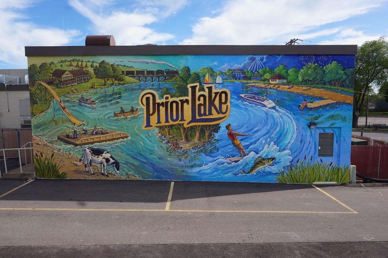 'Yesterday and Today' - mural