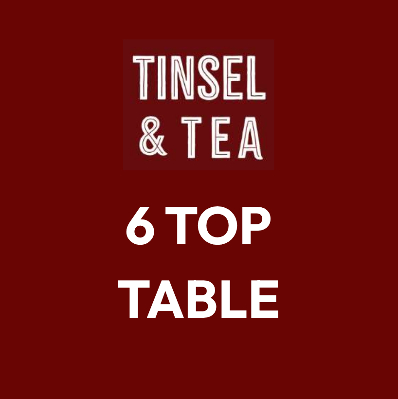 6 Top Table -  12:30pm - 1:30pm