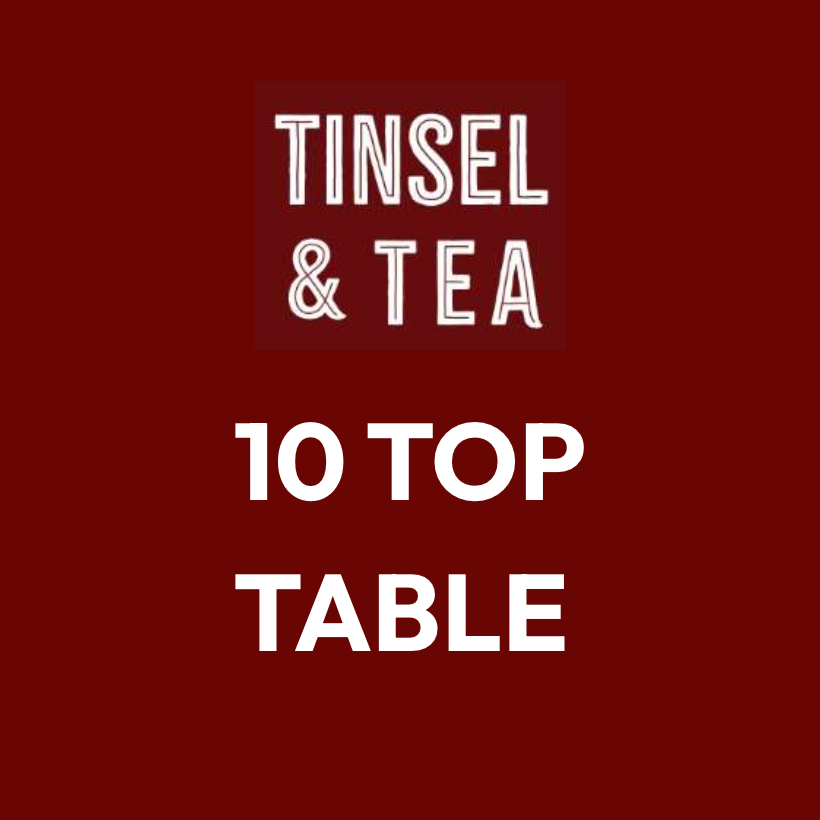 10 Top Table -  2:00pm - 3:00pm 